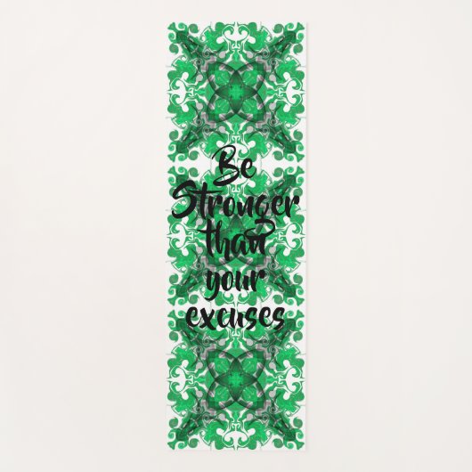 Abstrakter Mandala-Psychedelschmetterling Yogamatte (Vorderseite)