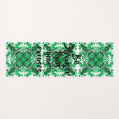 Abstrakter Mandala-Psychedelschmetterling Yogamatte (Vorderseite (Horizontal))