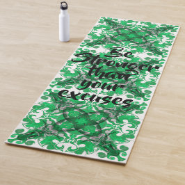 Abstrakter Mandala-Psychedelschmetterling Yogamatte