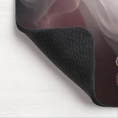 Abstrakter Marmor aus träumlichem Rauch Mousepad (Ecke)