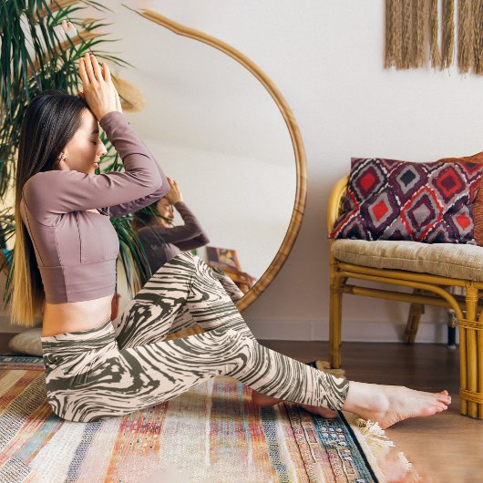 Abstrakter Marmor Capri Leggings