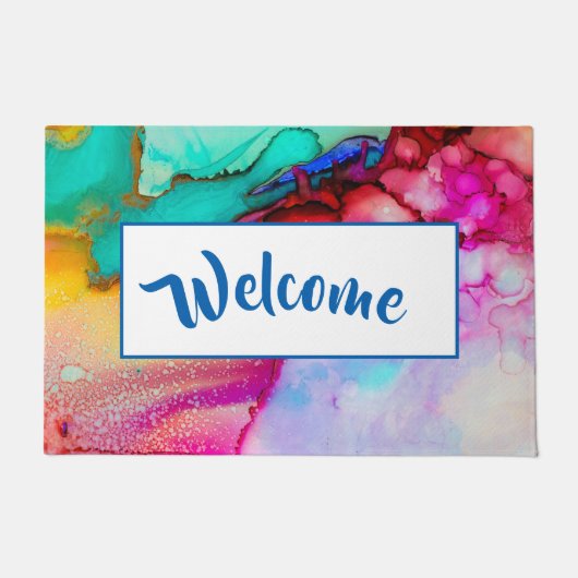 Abstrakter Marmor - Empfang Fußmatte (Vorderseite)