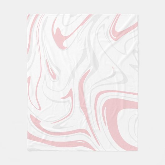 Abstrakter Marmor Fleecedecke (Vorderseite)