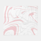 Abstrakter Marmor Fleecedecke (Vorderseite (Horizontal))