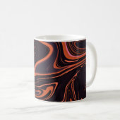 Abstrakter Marmor: Hintergrund künstlerischer Text Kaffeetasse (VorderseiteRechts)