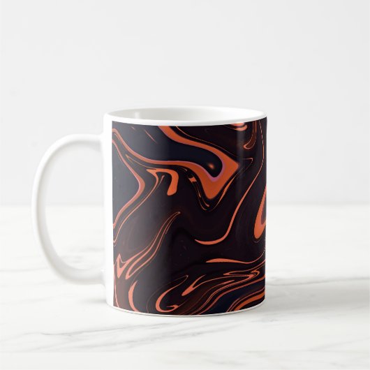 Abstrakter Marmor: Hintergrund künstlerischer Text Kaffeetasse (Links)