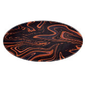 Abstrakter Marmor: Hintergrund künstlerischer Text Schneidebrett (Ecke)