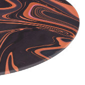 Abstrakter Marmor: Hintergrund künstlerischer Text Schneidebrett (Ecke)