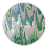 Abstrakter Marmor Keramik wirbeln Keramikknauf (Vorderseite)