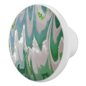 Abstrakter Marmor Keramik wirbeln Keramikknauf (Rechts)