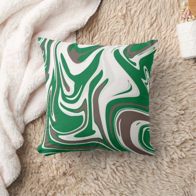 Abstrakter Marmor Kissen (Decke)