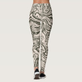 abstrakter Marmor Leggings (Rückseite)