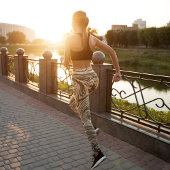 Abstrakter Marmor Leggings