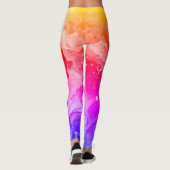 Abstrakter MARMOR Leggings (Rückseite)