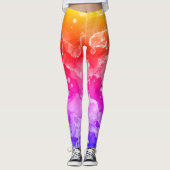 Abstrakter MARMOR Leggings (Vorderseite)