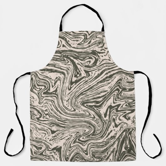Abstrakter Marmor Schürze (Vorderseite)