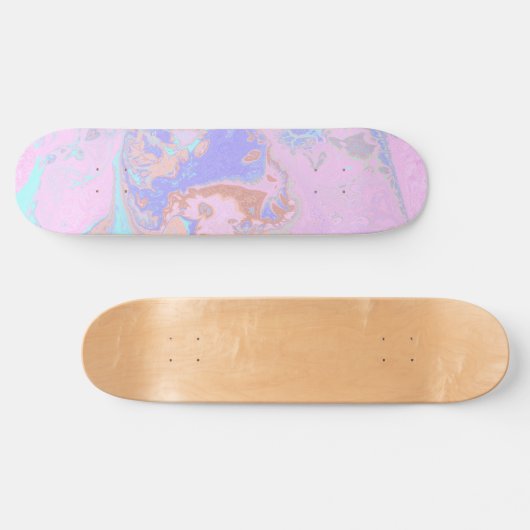 Abstrakter Marmor Skateboard (Horizontal)