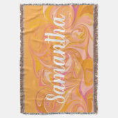 Abstrakter Marmor Swirl Decke (Vorderseite Vertikal)