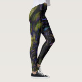 Abstrakter Marmor Swirl Moderne Kunst Cool einziga Leggings (Rechts)
