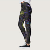Abstrakter Marmor Swirl Moderne Kunst Cool einziga Leggings (Links)