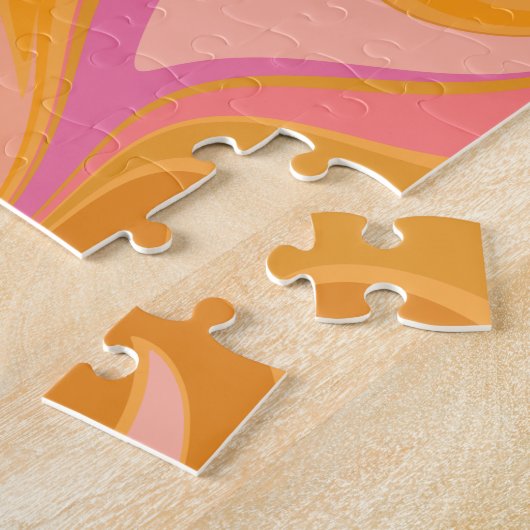 Abstrakter Marmor Swirl Puzzle (Seite)