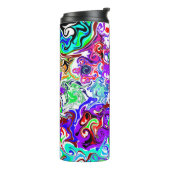 Abstrakter Marmor Thermosbecher (Nach links gedreht)