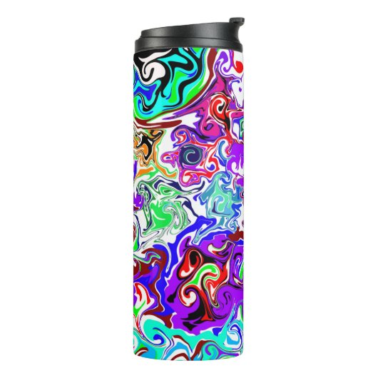 Abstrakter Marmor Thermosbecher (Nach links gedreht)