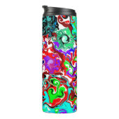 Abstrakter Marmor Thermosbecher (Nach rechts gedreht)