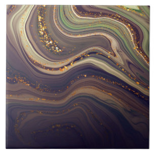 Abstrakter Marmor und Glitzer Fliese