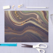 Abstrakter Marmor und Glitzer Seidenpapier (Handwerk)