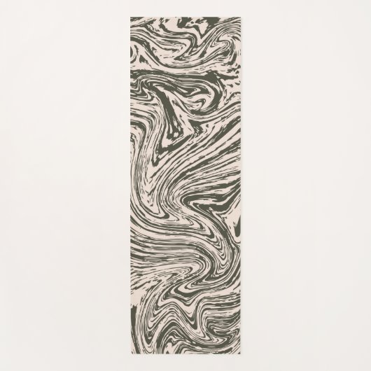 abstrakter Marmor Yogamatte (Vorderseite)