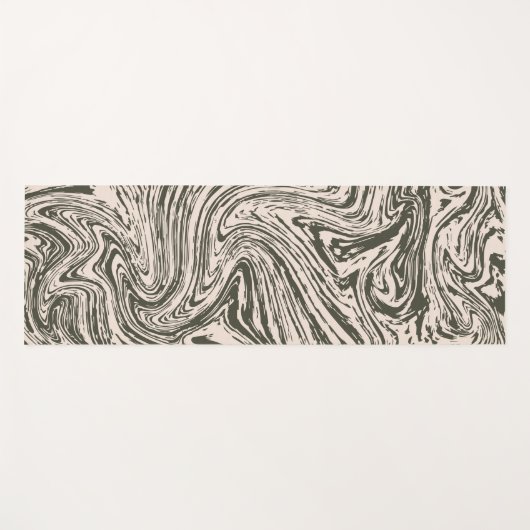 abstrakter Marmor Yogamatte (Vorderseite (Horizontal))