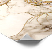 Abstrakter Marmorbaum Poster (Ecke)