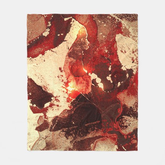 Abstrakter Marmorboden. Fleecedecke (Vorderseite)