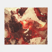 Abstrakter Marmorboden. Fleecedecke (Vorderseite (Horizontal))