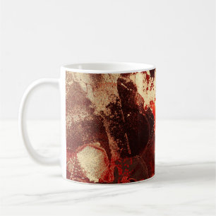 Abstrakter Marmorboden. Kaffeetasse