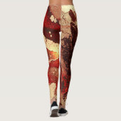 Abstrakter Marmorboden. Leggings (Rückseite)