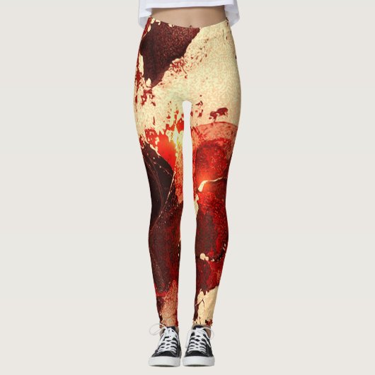 Abstrakter Marmorboden. Leggings (Vorderseite)