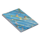 Abstrakter Marmorboden. Notizblock (Rechte Seite)