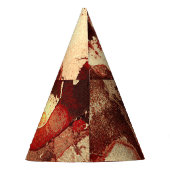 Abstrakter Marmorboden. Partyhütchen (Rückseite)