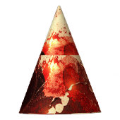 Abstrakter Marmorboden. Partyhütchen (Vorderseite)