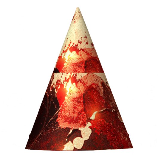 Abstrakter Marmorboden. Partyhütchen (Vorderseite)