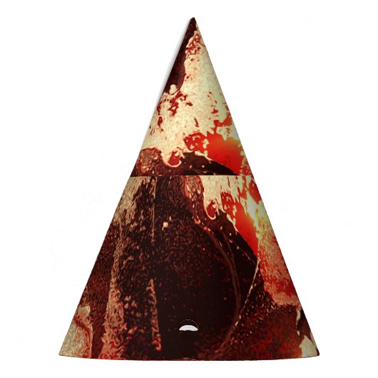 Abstrakter Marmorboden. Partyhütchen (Links)