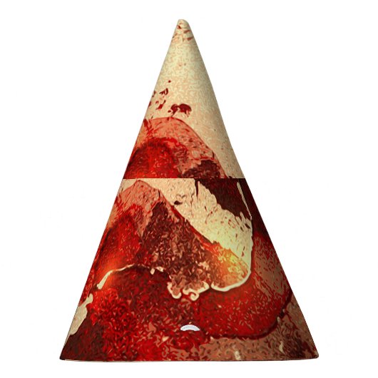 Abstrakter Marmorboden. Partyhütchen (Rechts)