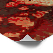 Abstrakter Marmorboden. Poster (Ecke)