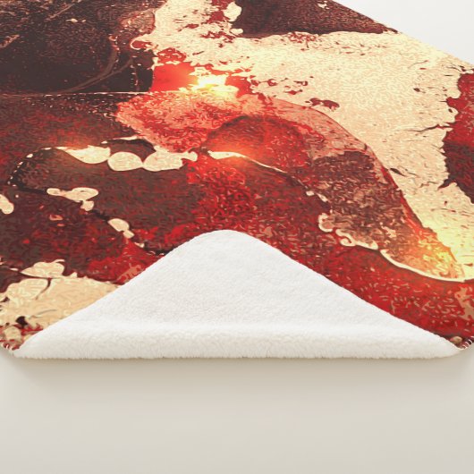 Abstrakter Marmorboden. Sherpadecke (3/4)