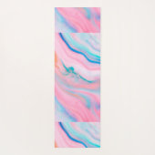 Abstrakter Marmorstein Yogamatte (Rückseite)