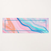 Abstrakter Marmorstein Yogamatte (Vorderseite (Horizontal))