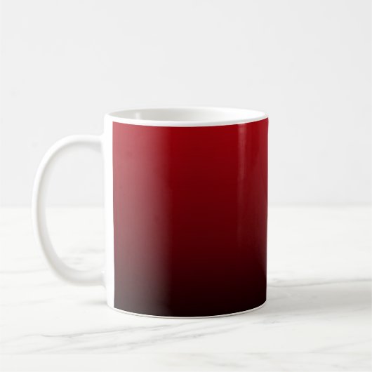abstrakter Marsala-Rotburgunder Kaffeetasse (Links)