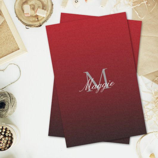 abstrakter Marsala-Rotburgunder Seidenpapier